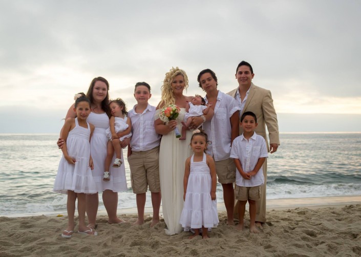 Wedding Party on the Beach